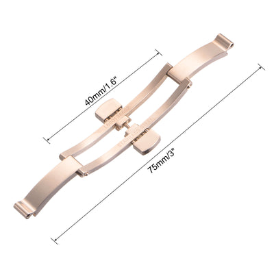 Harfington Folding Clasp Push Button Watch Band