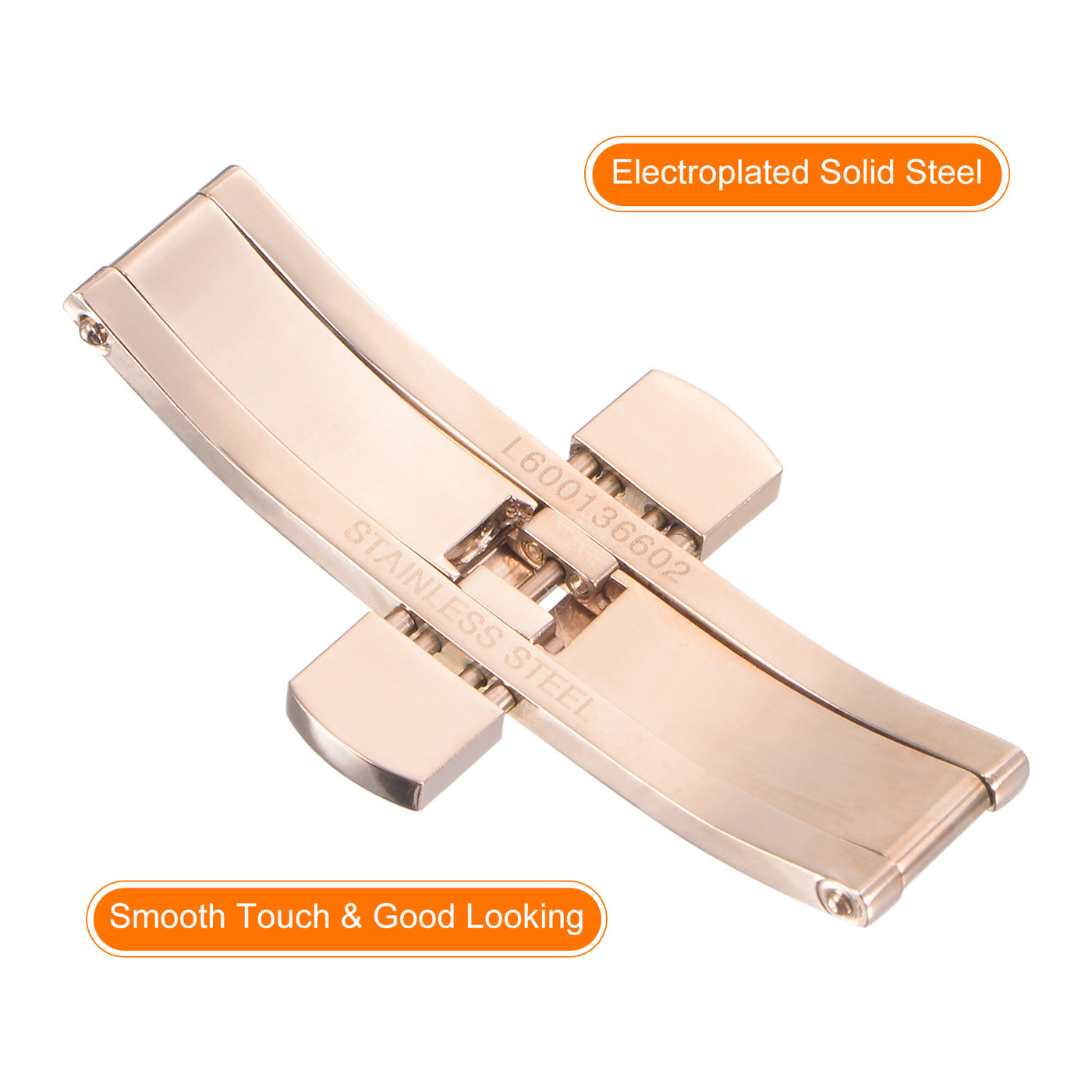 Harfington Folding Clasp Push Button Watch Band