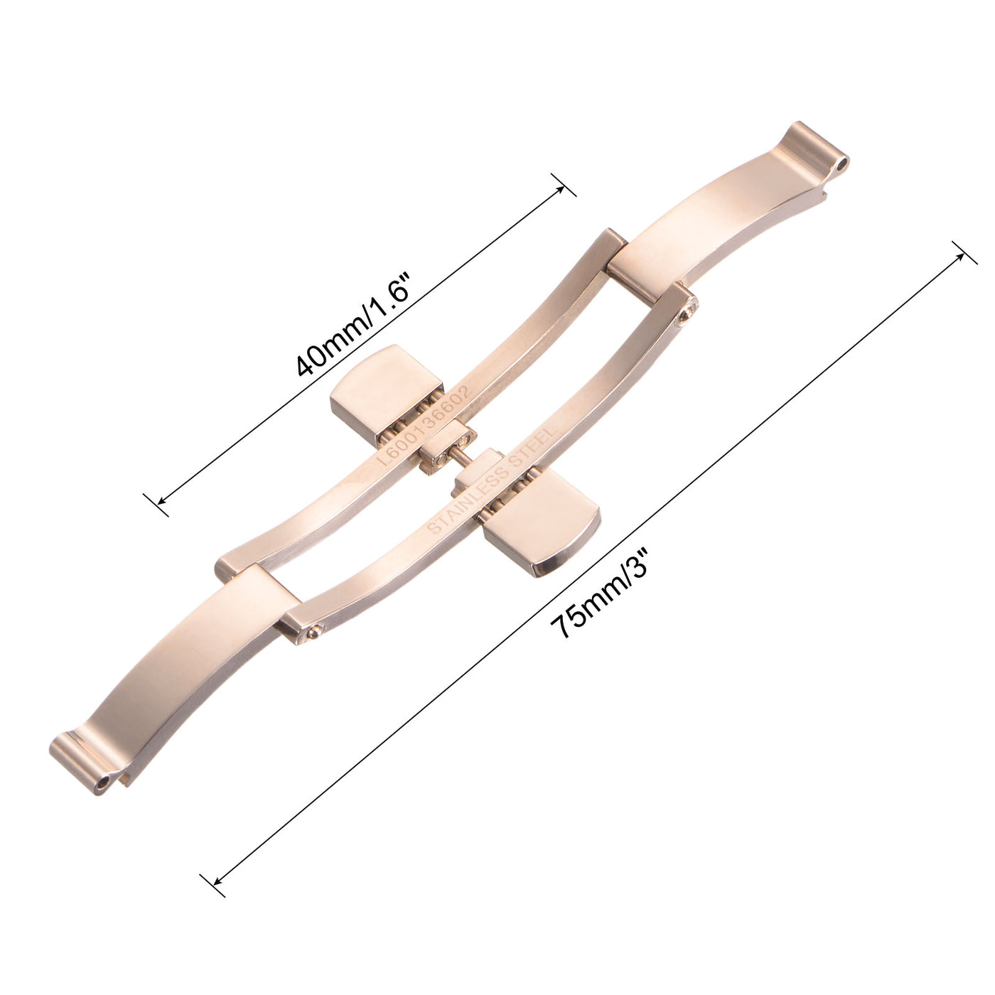 Harfington Folding Clasp Push Button Watch Band