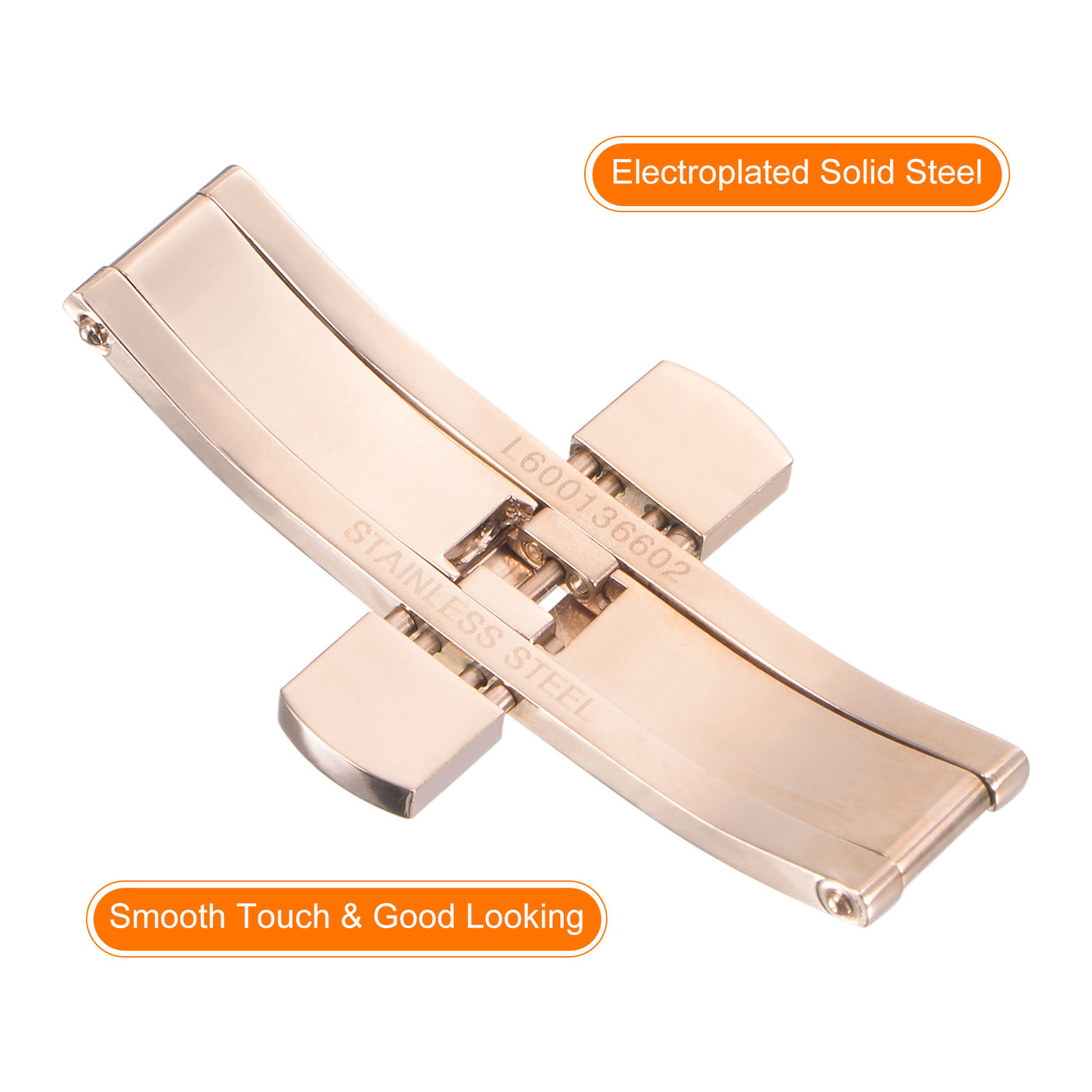 Harfington Folding Clasp Push Button Watch Band