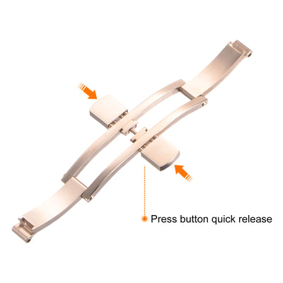 Harfington Folding Clasp Push Button Watch Band