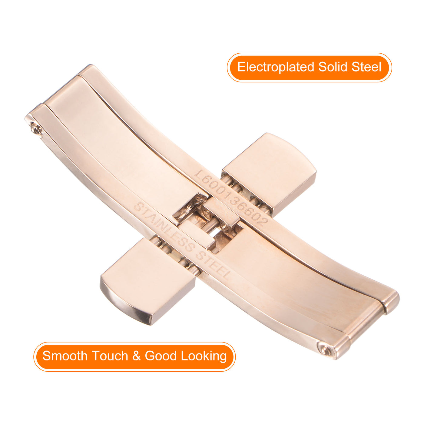 Harfington Folding Clasp Push Button Watch Band