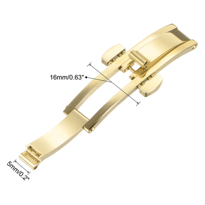 Harfington Folding Clasp Push Button Watch Band