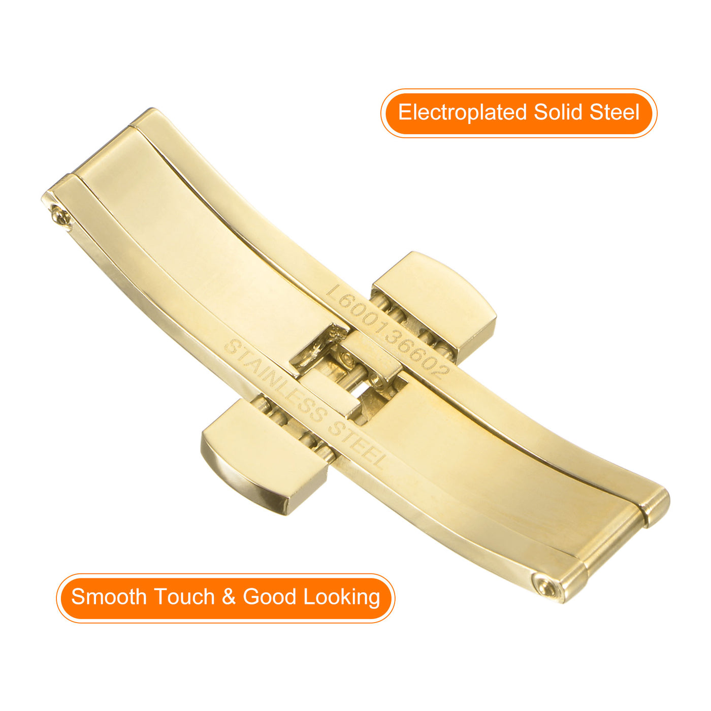 Harfington Folding Clasp Push Button Watch Band