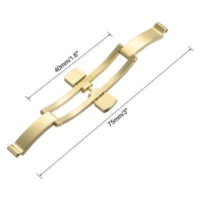 Harfington Folding Clasp Push Button Watch Band