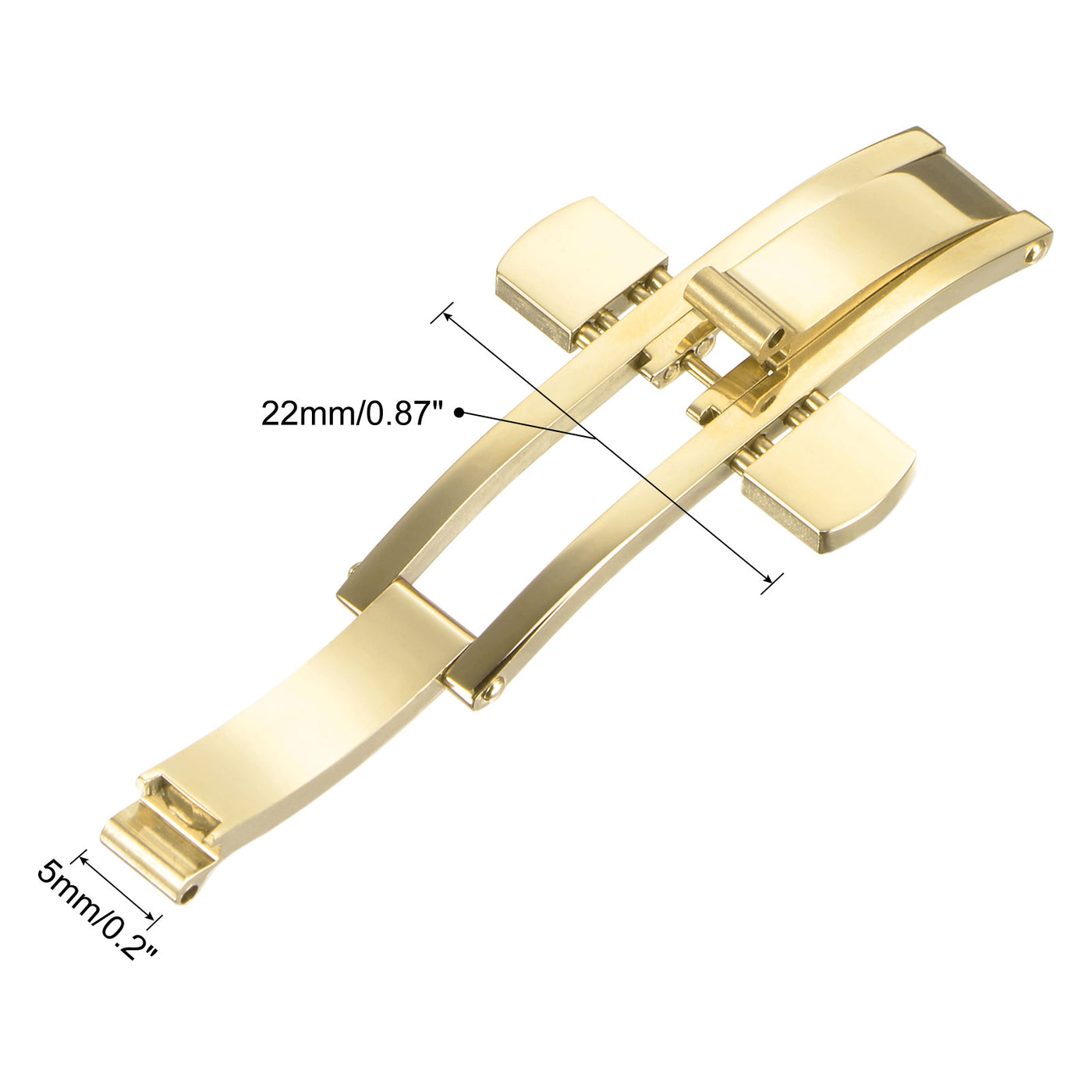 Harfington Folding Clasp Push Button Watch Band