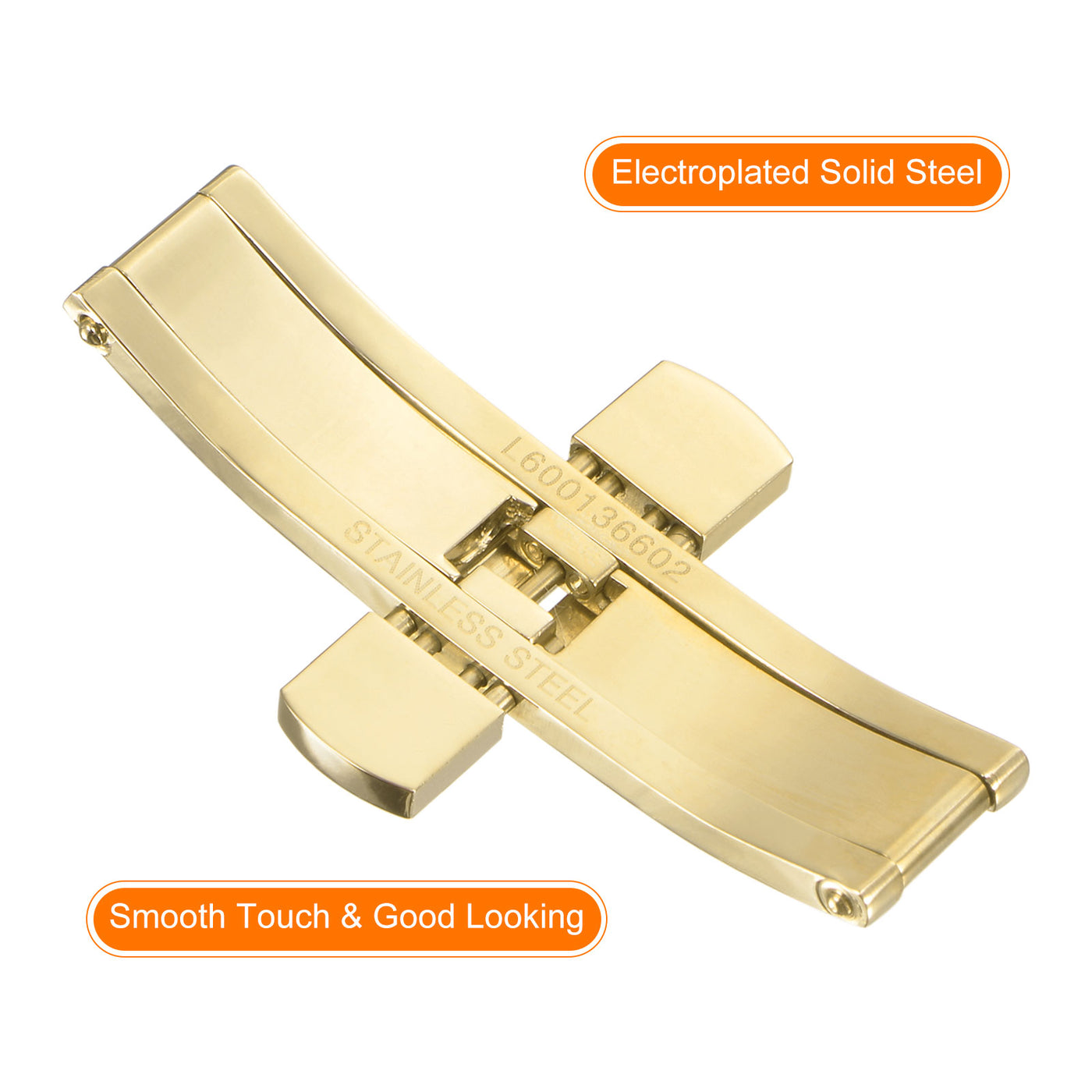 Harfington Folding Clasp Push Button Watch Band