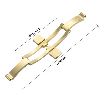 Harfington Folding Clasp Push Button Watch Band