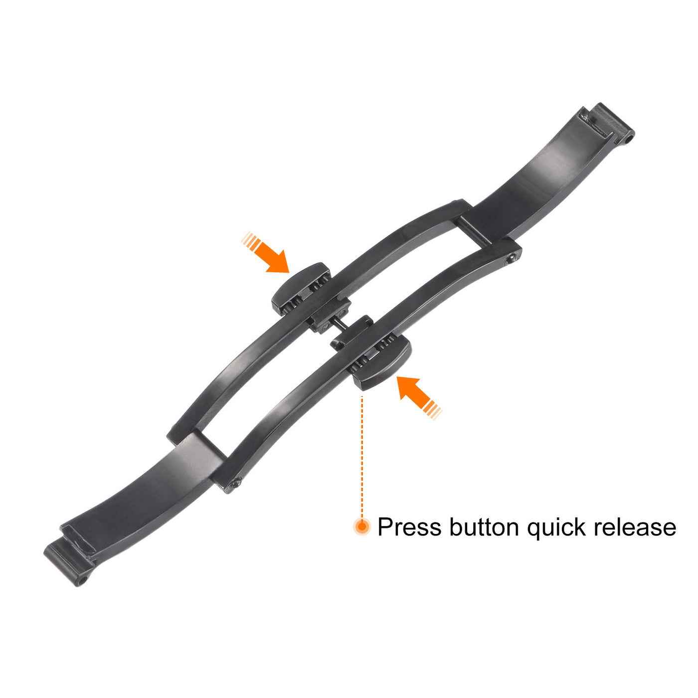 Harfington Folding Clasp Push Button Watch Band