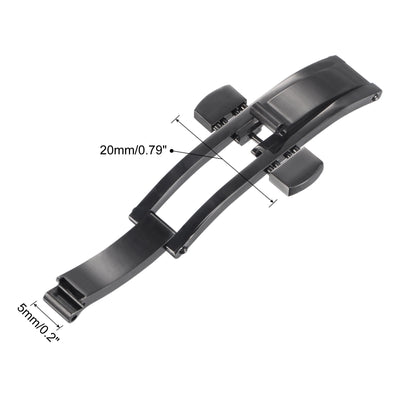 Harfington Folding Clasp Push Button Watch Band