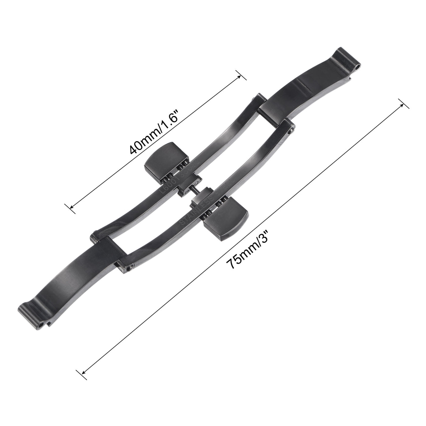 Harfington Folding Clasp Push Button Watch Band