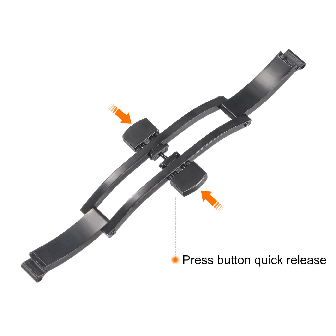 Harfington Folding Clasp Push Button Watch Band