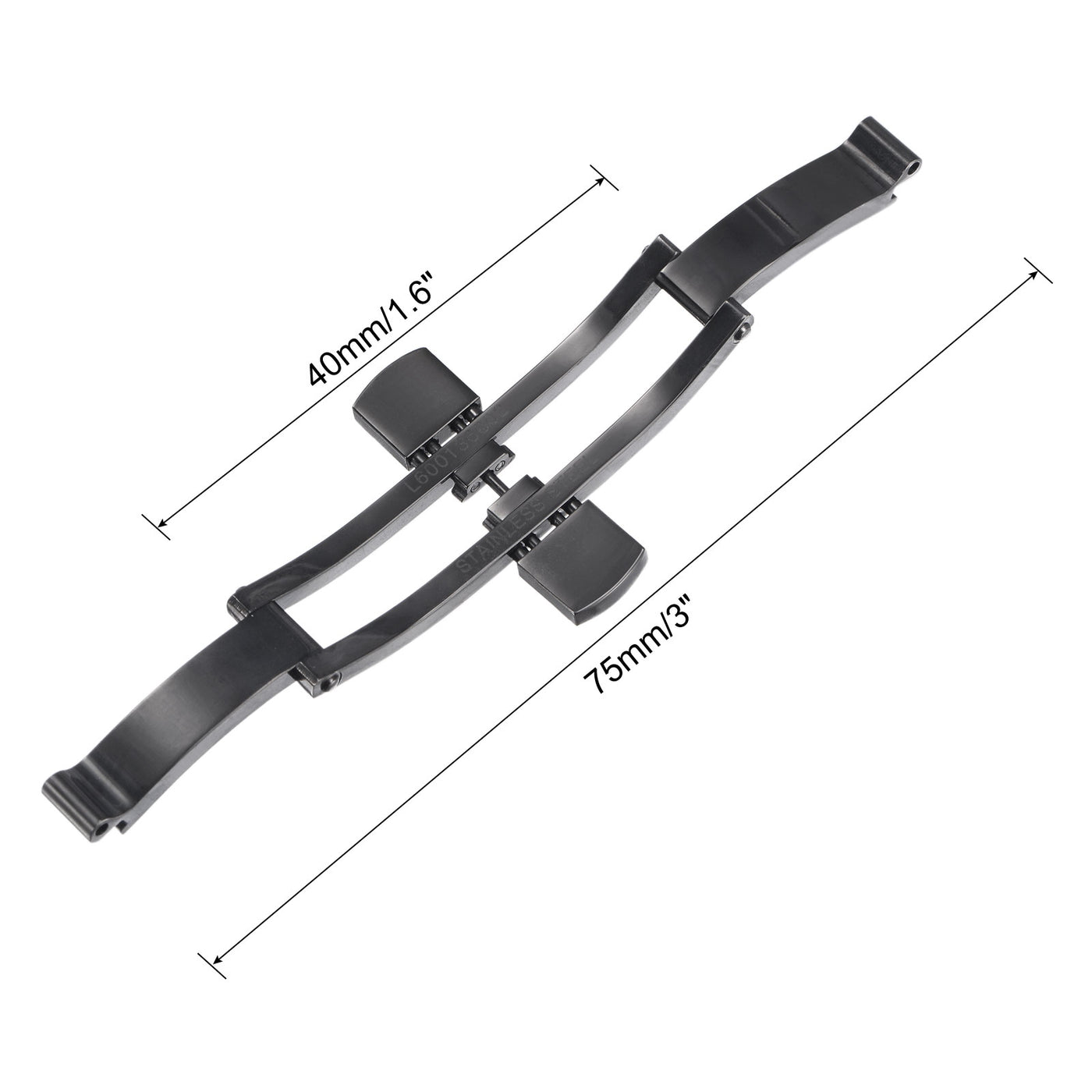 Harfington Folding Clasp Push Button Watch Band