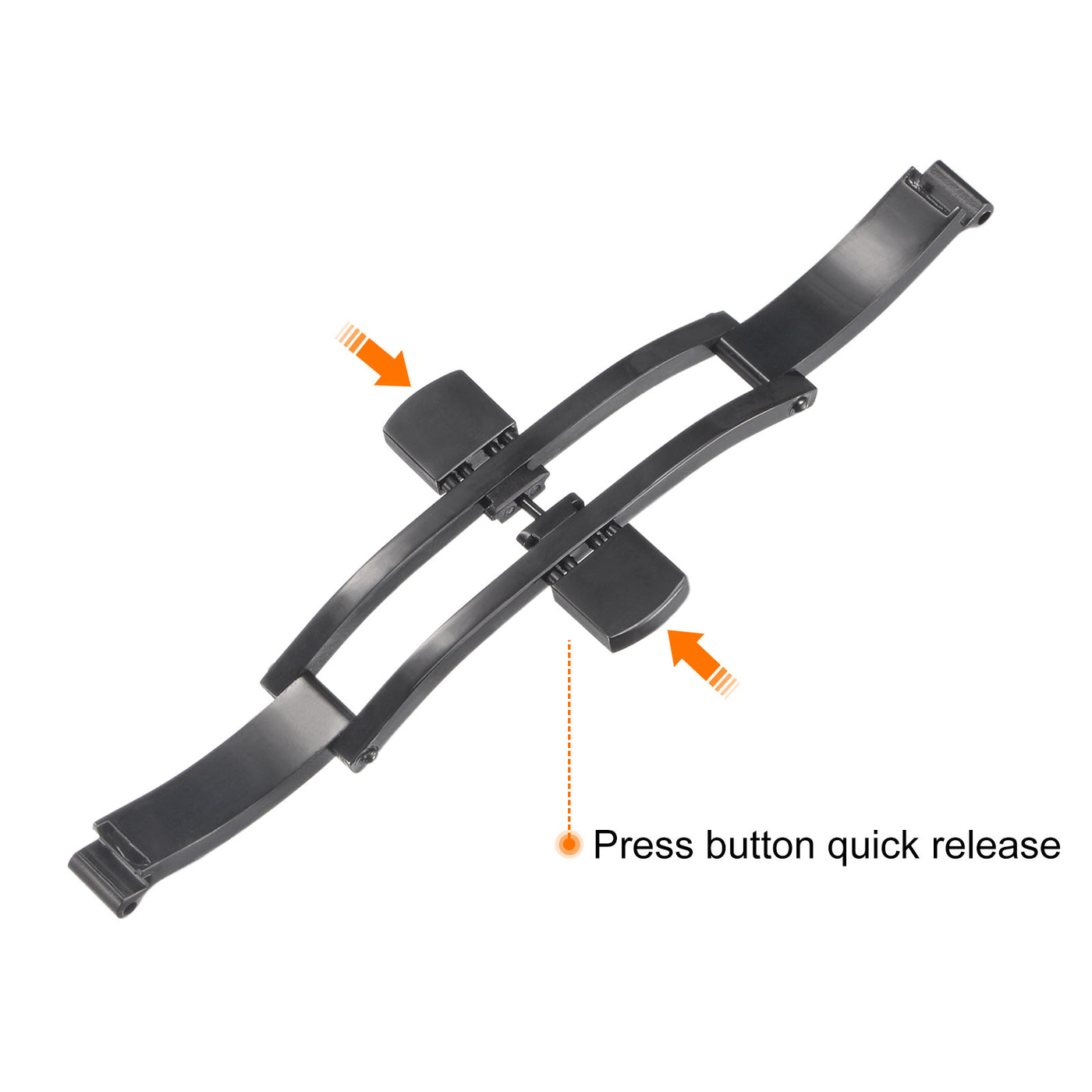 Harfington Folding Clasp Push Button Watch Band