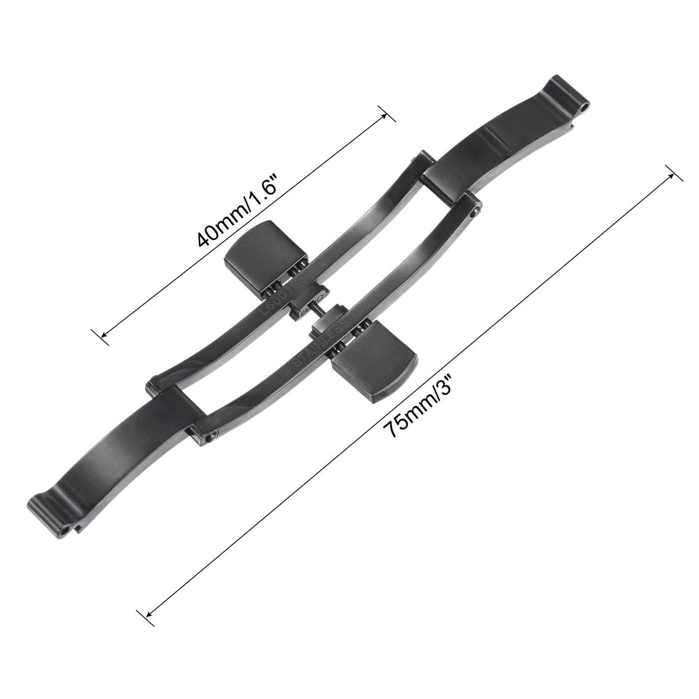 Harfington Folding Clasp Push Button Watch Band