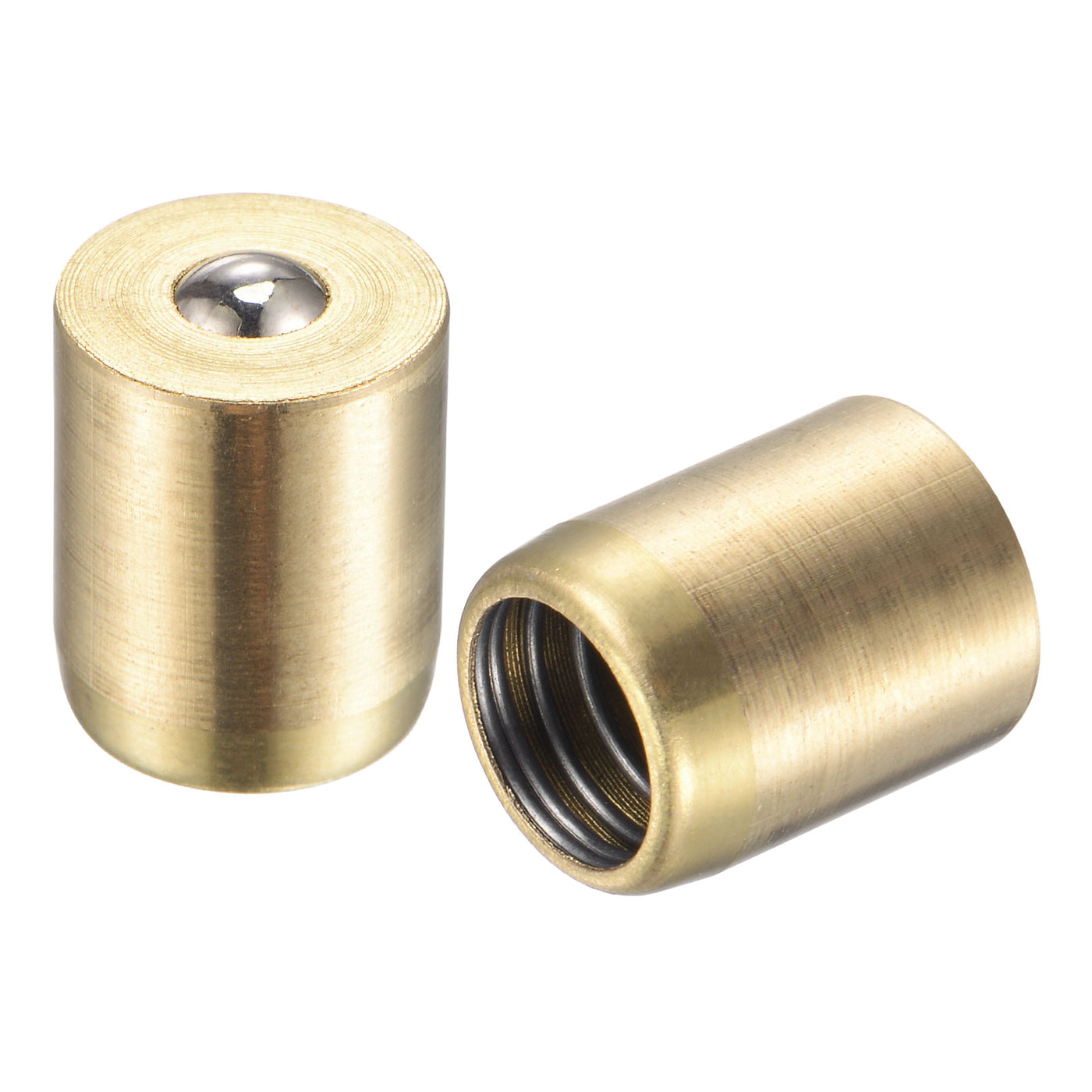 Harfington Brass Push Button Grease Oil Cup 10x12mm Ball Oiler for Lubrication System 20Pcs