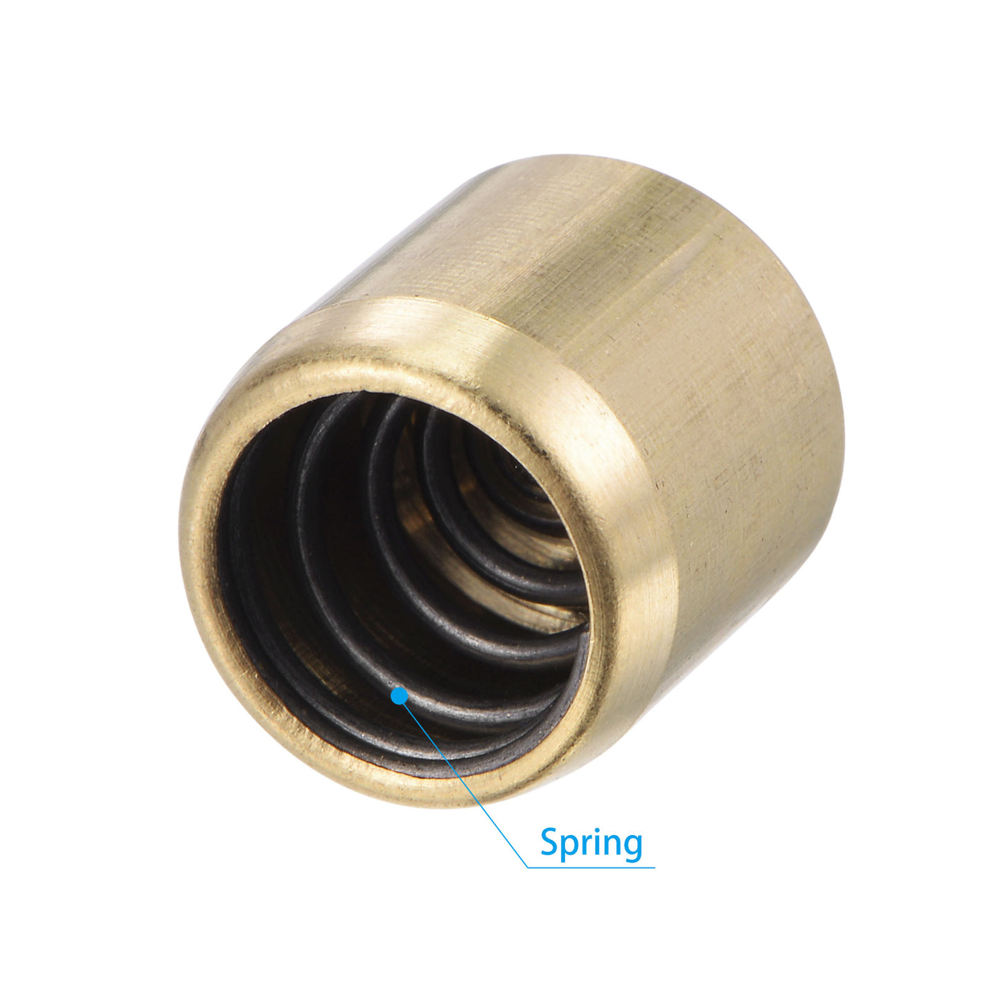 Harfington Brass Push Button Grease Oil Cup 14x14mm Ball Oiler for Lubrication System 20Pcs