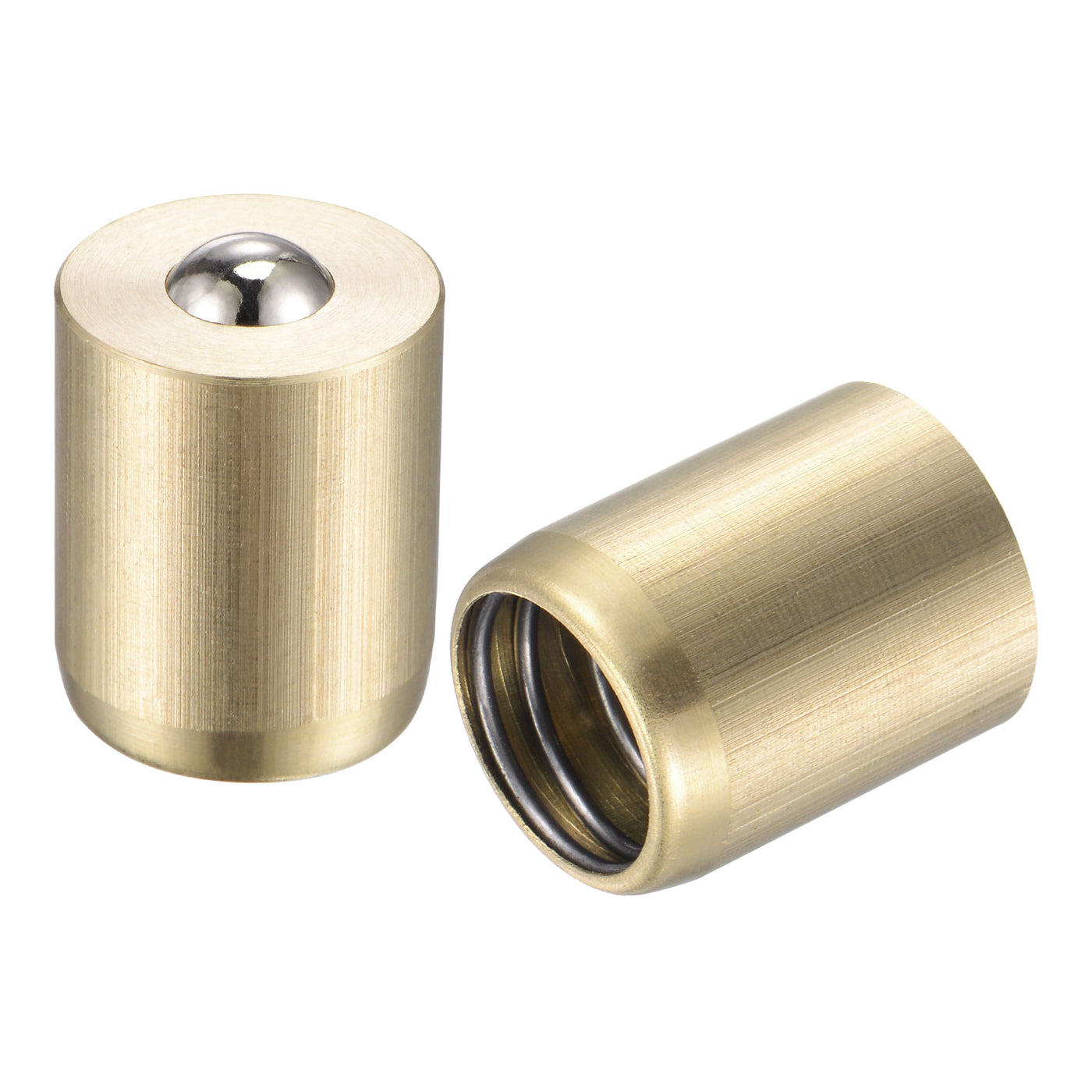 Harfington Brass Push Button Grease Oil Cup 16x20mm Ball Oiler for Lubrication System 10Pcs