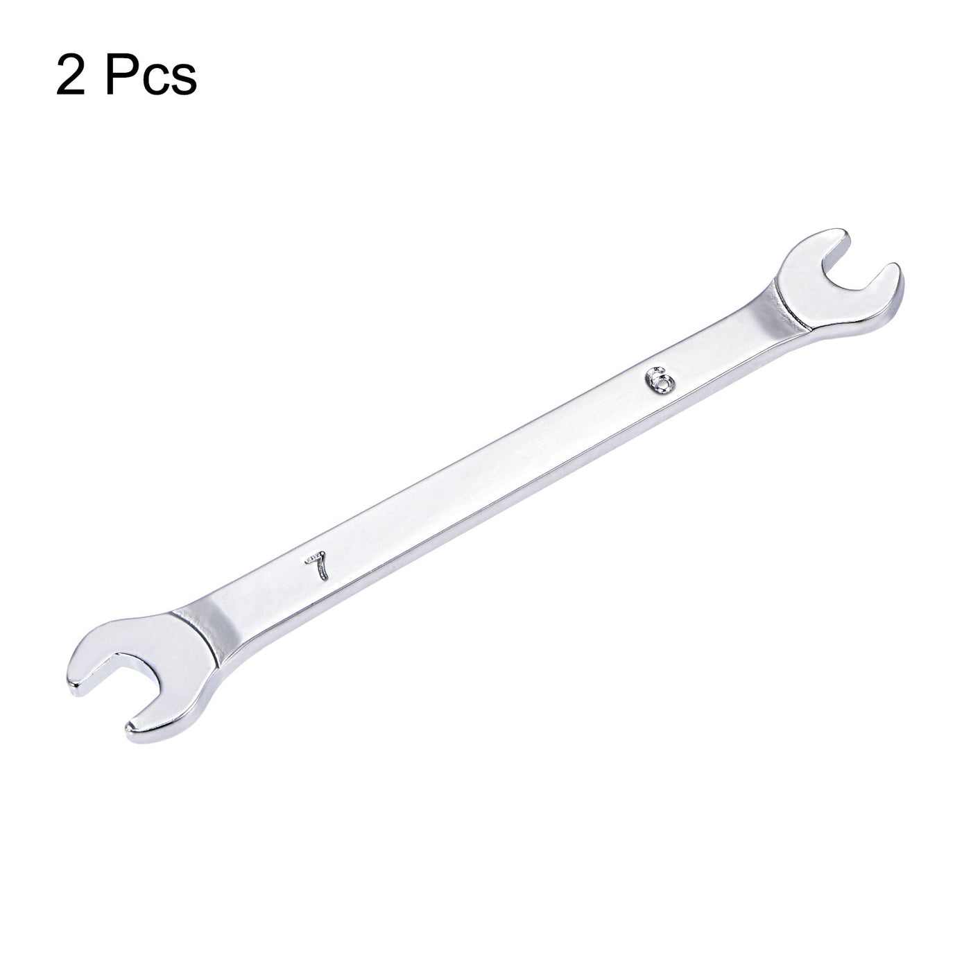 Harfington Thin Open End Wrench Metric Chrome Plated High Carbon Steel