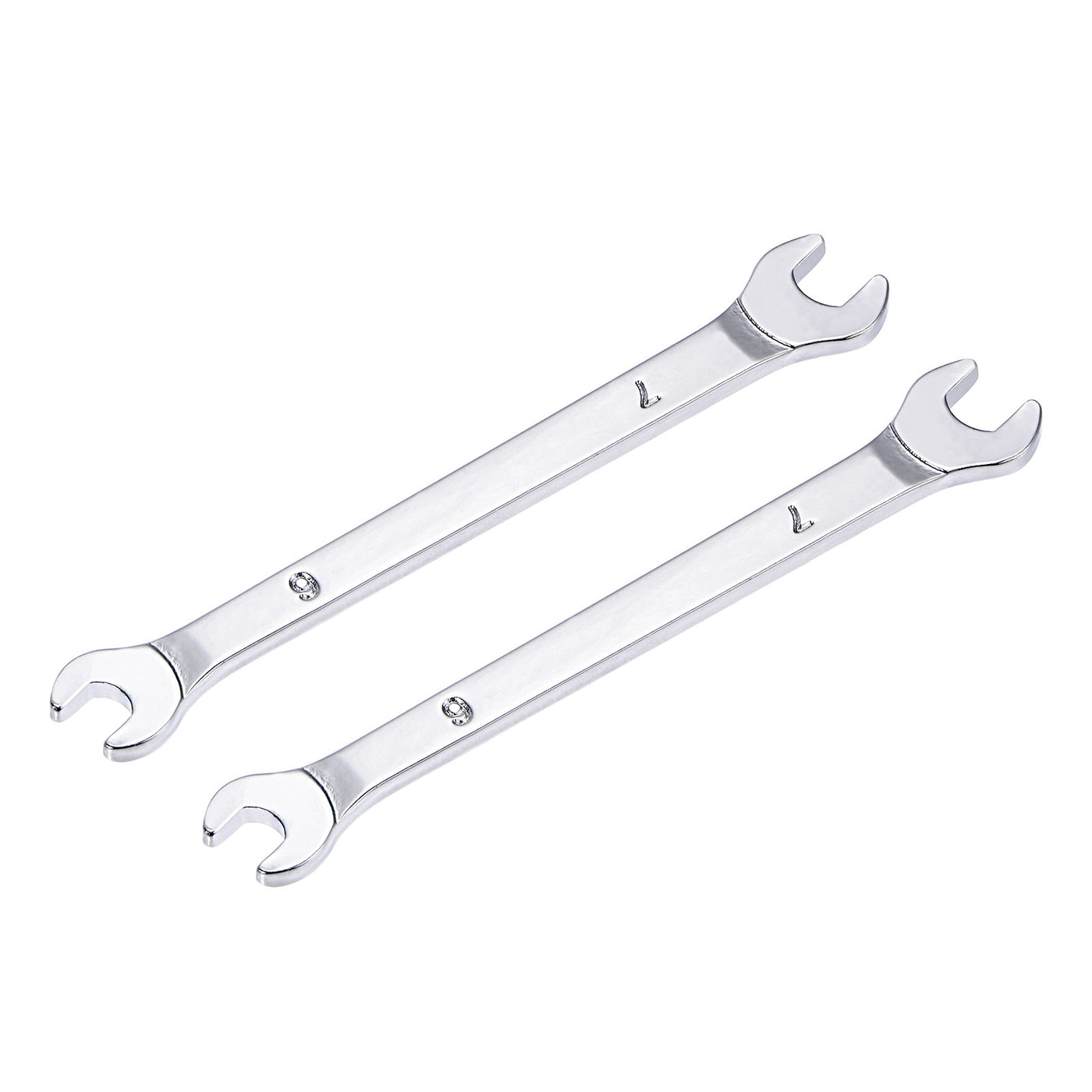 Harfington Thin Open End Wrench Metric Chrome Plated High Carbon Steel