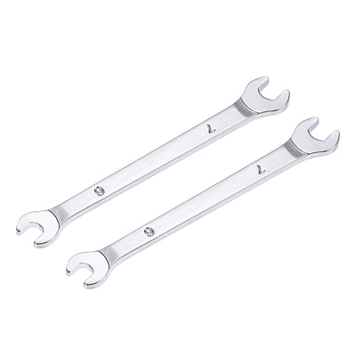 Harfington Thin Open End Wrench Metric Chrome Plated High Carbon Steel