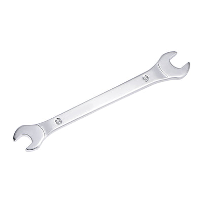 Harfington Thin Open End Wrench, Metric Chrome Plated High Carbon Steel