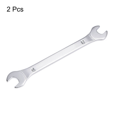 Harfington Thin Open End Wrench Metric Chrome Plated High Carbon Steel