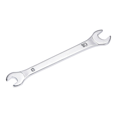 Harfington Thin Open End Wrench, Metric Chrome Plated High Carbon Steel