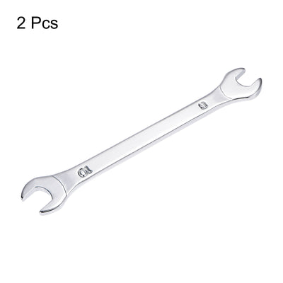 Harfington Thin Open End Wrench Metric Chrome Plated High Carbon Steel