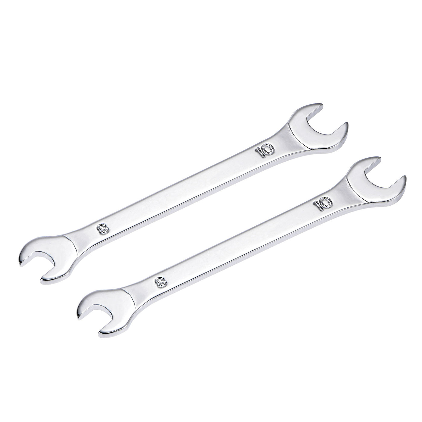 Harfington Thin Open End Wrench Metric Chrome Plated High Carbon Steel