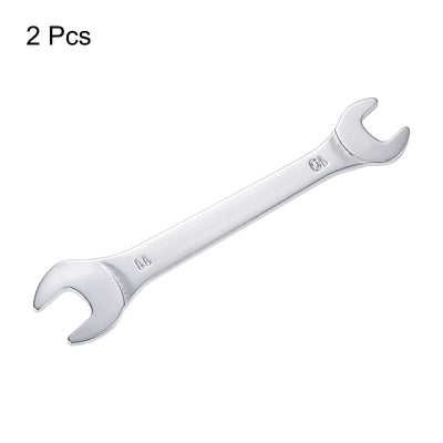 Harfington Thin Open End Wrench Metric Chrome Plated High Carbon Steel