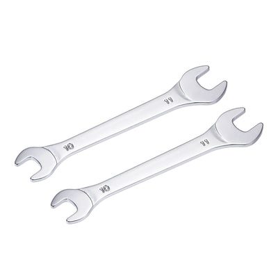 Harfington Thin Open End Wrench Metric Chrome Plated High Carbon Steel