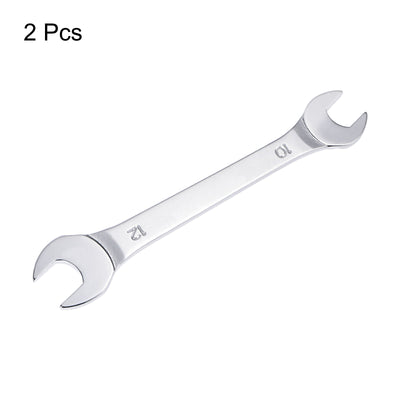 Harfington Thin Open End Wrench Metric Chrome Plated High Carbon Steel