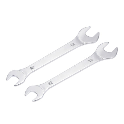 Harfington Thin Open End Wrench Metric Chrome Plated High Carbon Steel