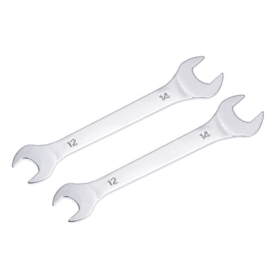 Harfington Thin Open End Wrench Metric Chrome Plated High Carbon Steel