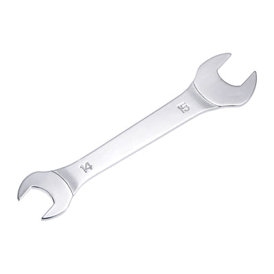 Harfington Thin Open End Wrench, Metric Chrome Plated High Carbon Steel