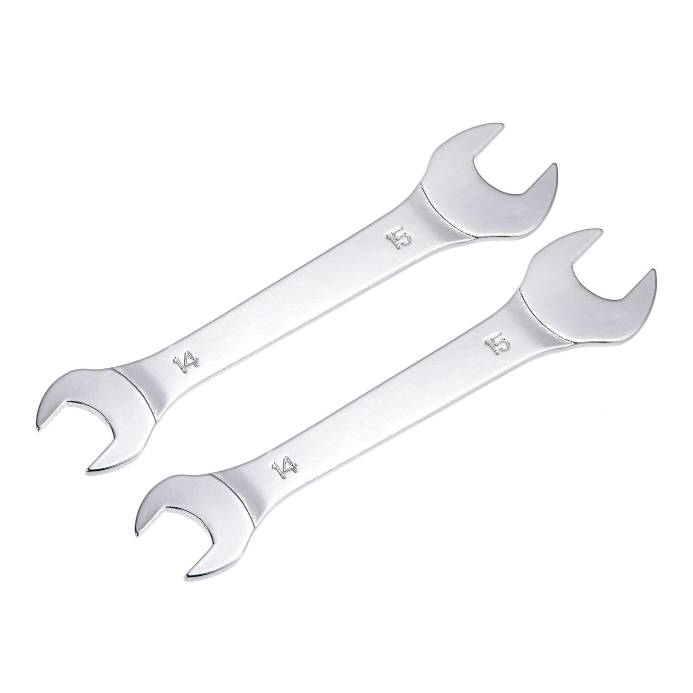 Harfington Thin Open End Wrench Metric Chrome Plated High Carbon Steel