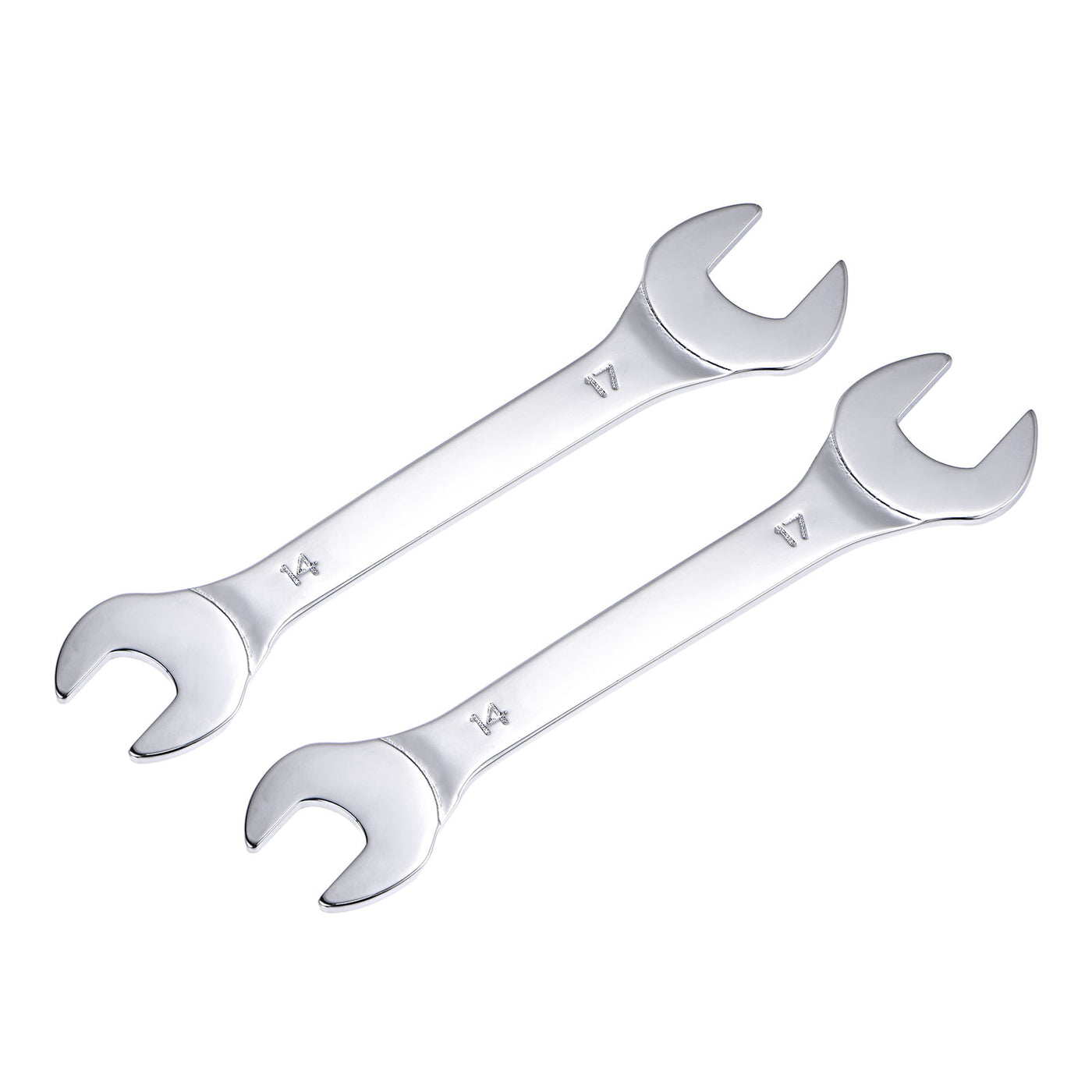 Harfington Thin Open End Wrench Metric Chrome Plated High Carbon Steel