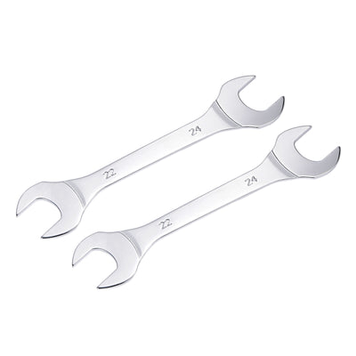 Harfington Thin Open End Wrench Metric Chrome Plated High Carbon Steel