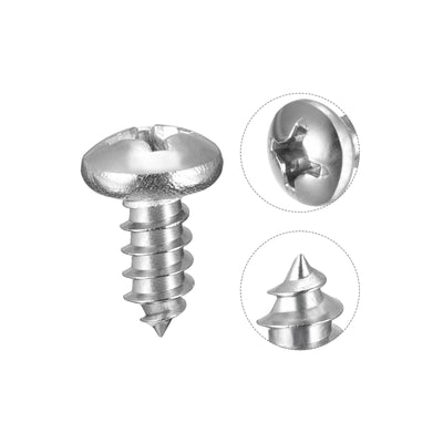 Harfington Screws Phillips Self Tapping Screw 304 Stainless Steel