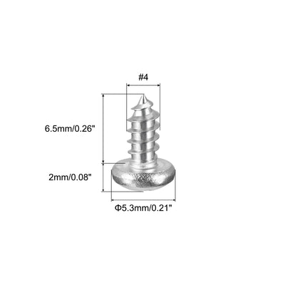 Harfington Screws Phillips Self Tapping Screw, 304 Stainless Steel