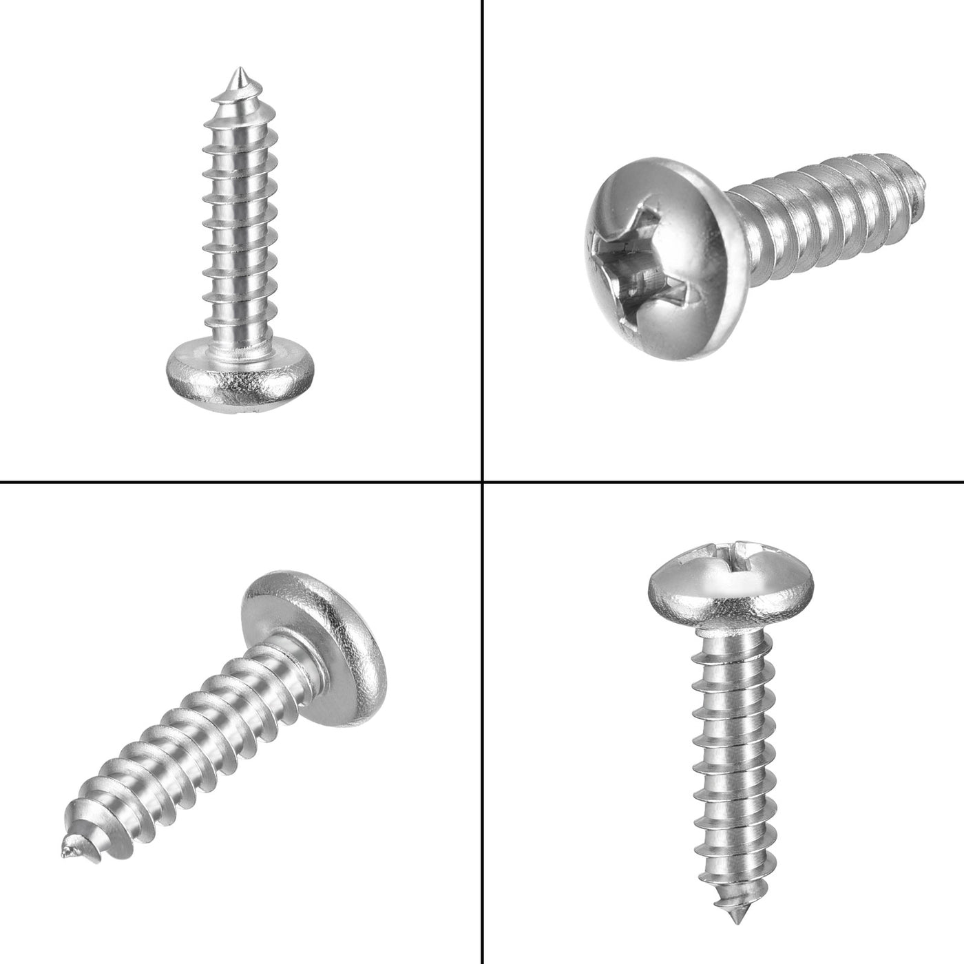 Harfington Screws Phillips Self Tapping Screw 304 Stainless Steel