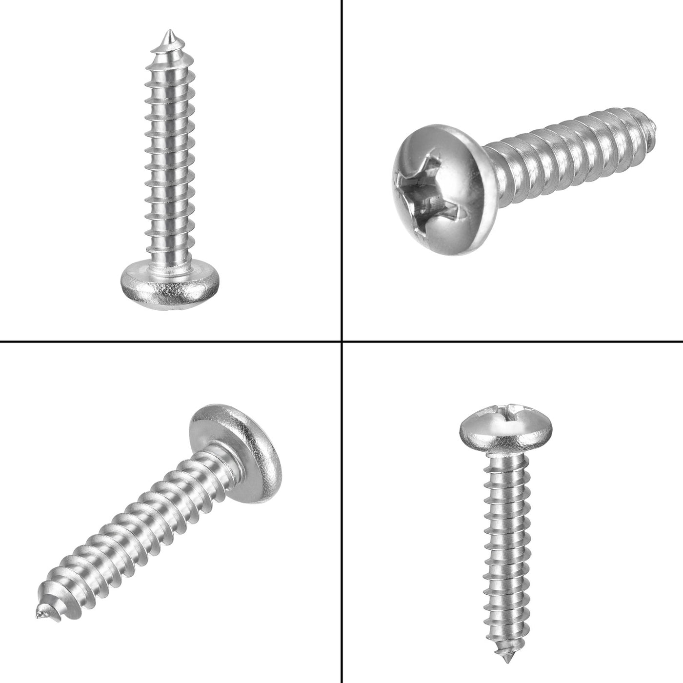 Harfington Screws Phillips Self Tapping Screw 304 Stainless Steel