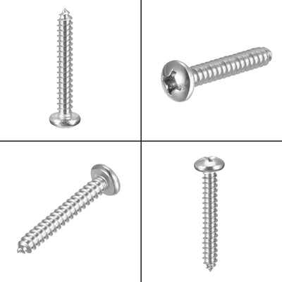 Harfington Screws Phillips Self Tapping Screw 304 Stainless Steel