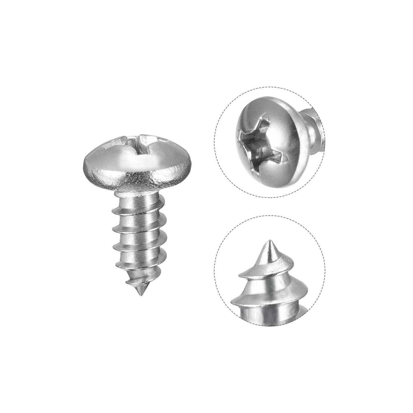 Harfington Screw, Phillips Self Tapping Screw 304 Stainless Steel