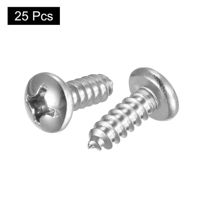 Harfington Screw Phillips Self Tapping Screw 304 Stainless Steel