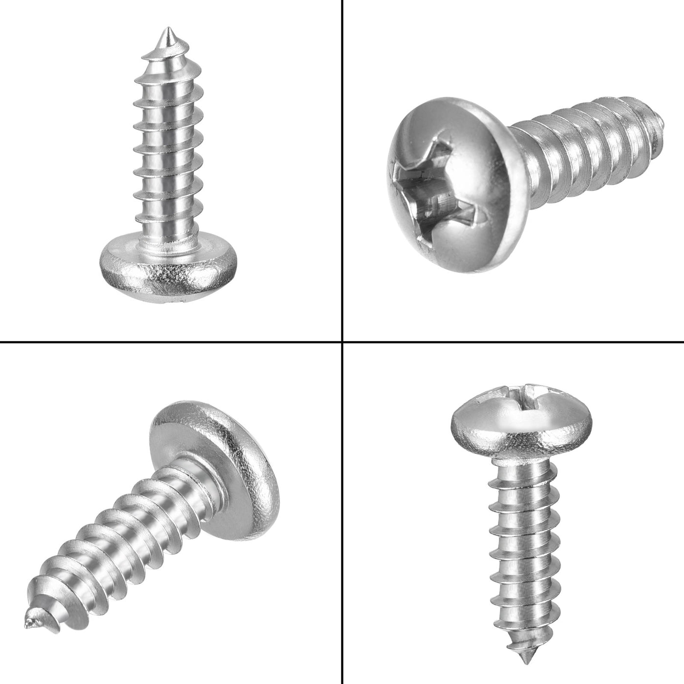Harfington Screw Phillips Self Tapping Screw 304 Stainless Steel