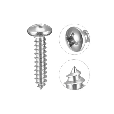 Harfington Screw Phillips Self Tapping Screw 304 Stainless Steel
