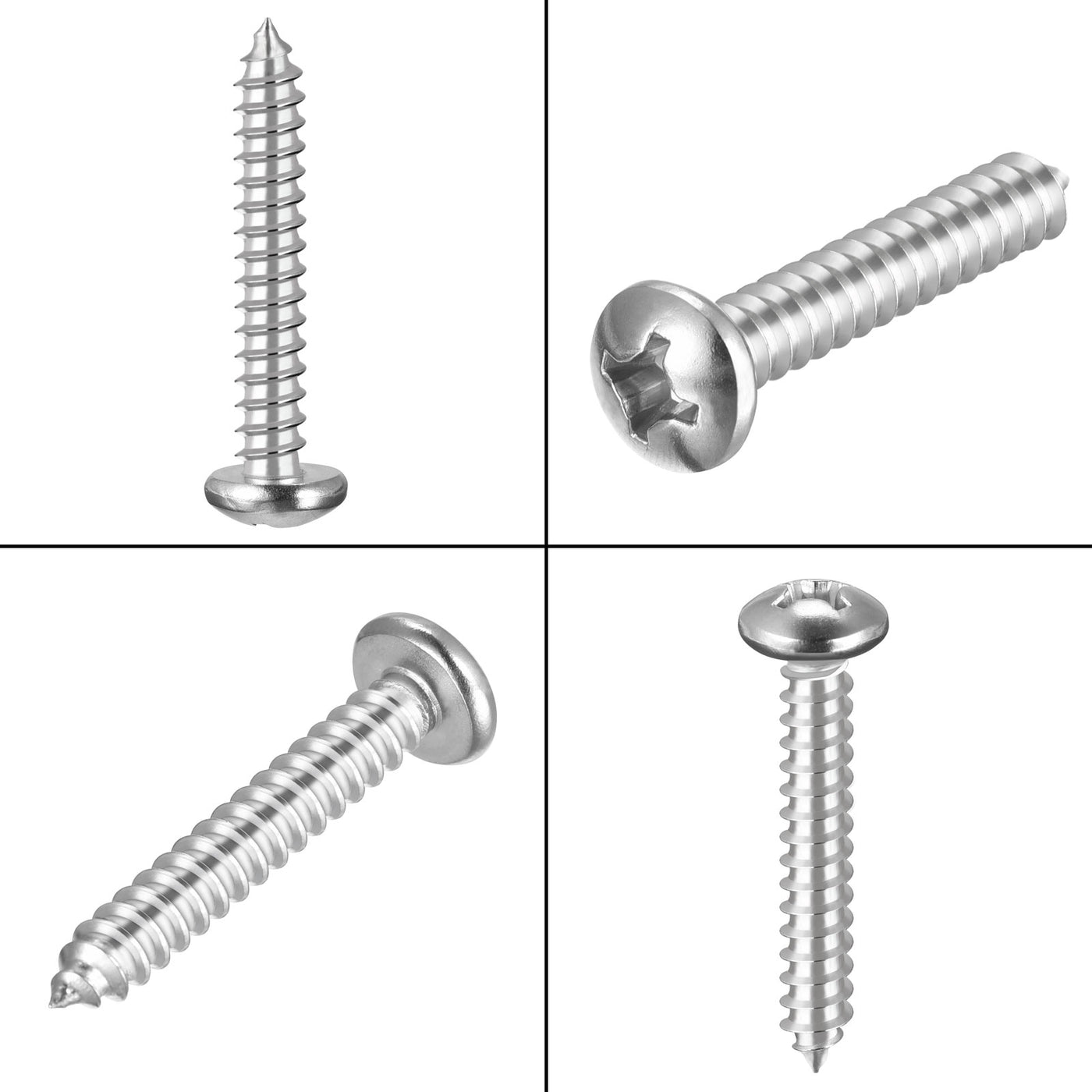 Harfington Screw Phillips Self Tapping Screw 304 Stainless Steel