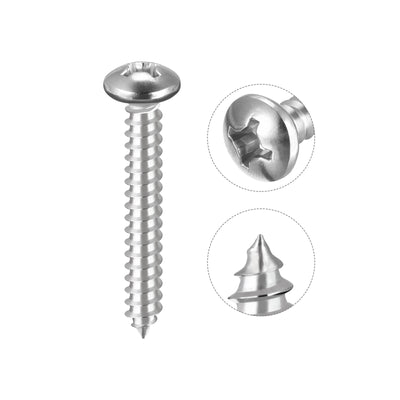 Harfington Screw Phillips Self Tapping Screw 304 Stainless Steel